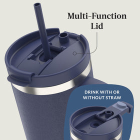 Contigo Streeterville 40oz bottle offers multi-use lid for sip or straw
