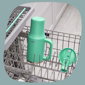 Contigo Streeterville 40oz tumbler lid and straw are top-rack dishwasher safe.