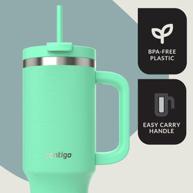 Contigo Streeterville 40oz tumbler is dual-temperature for hot and cold beverages.