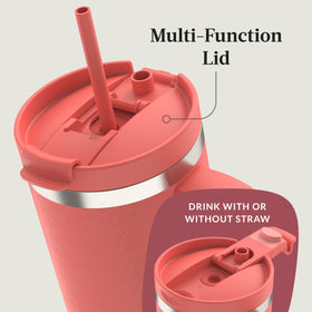 Contigo Streeterville 40oz tumbler with multi-use lid for straw or direct sipping