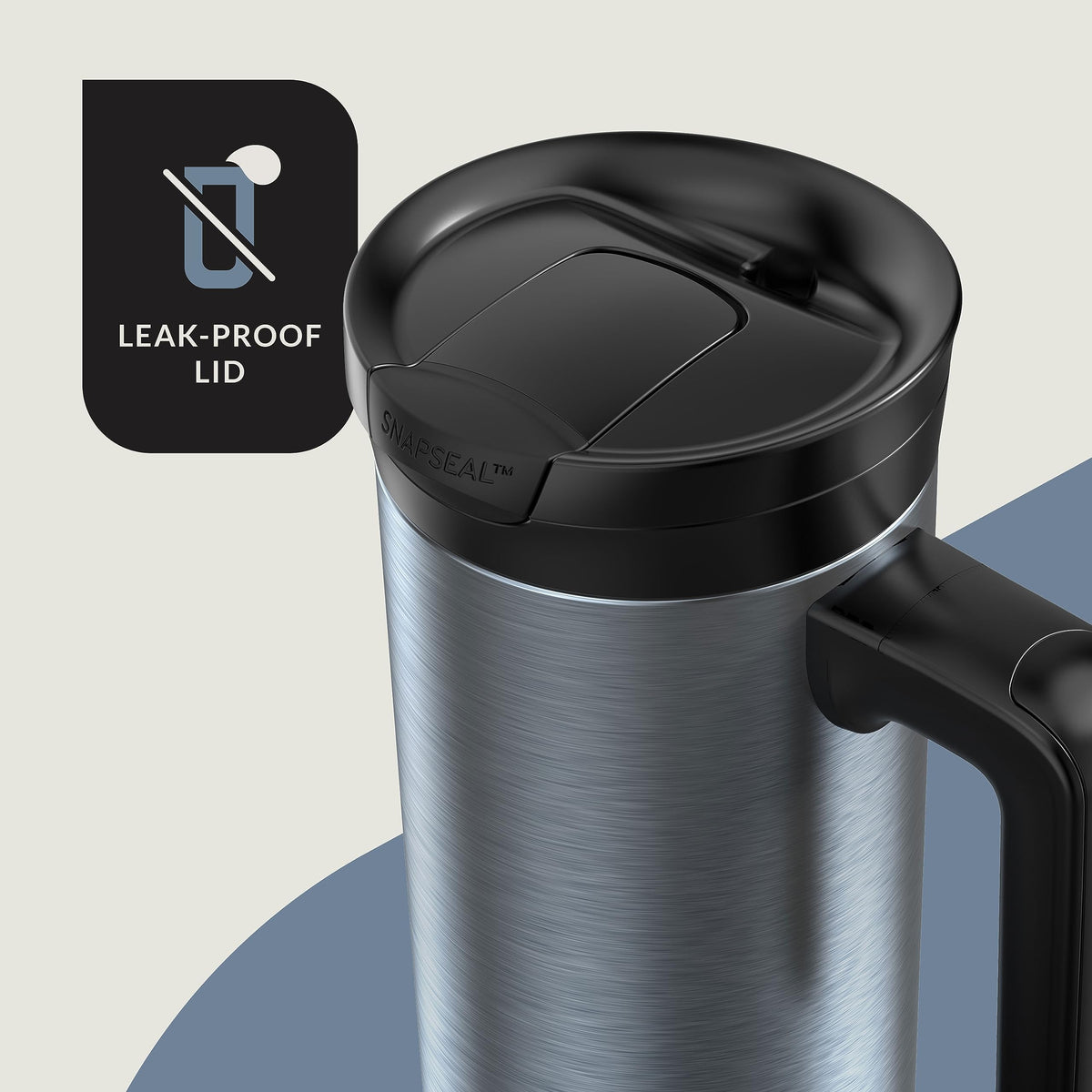 Contigo Superior 2.0 mug featuring a flip-up handle for easy carrying.