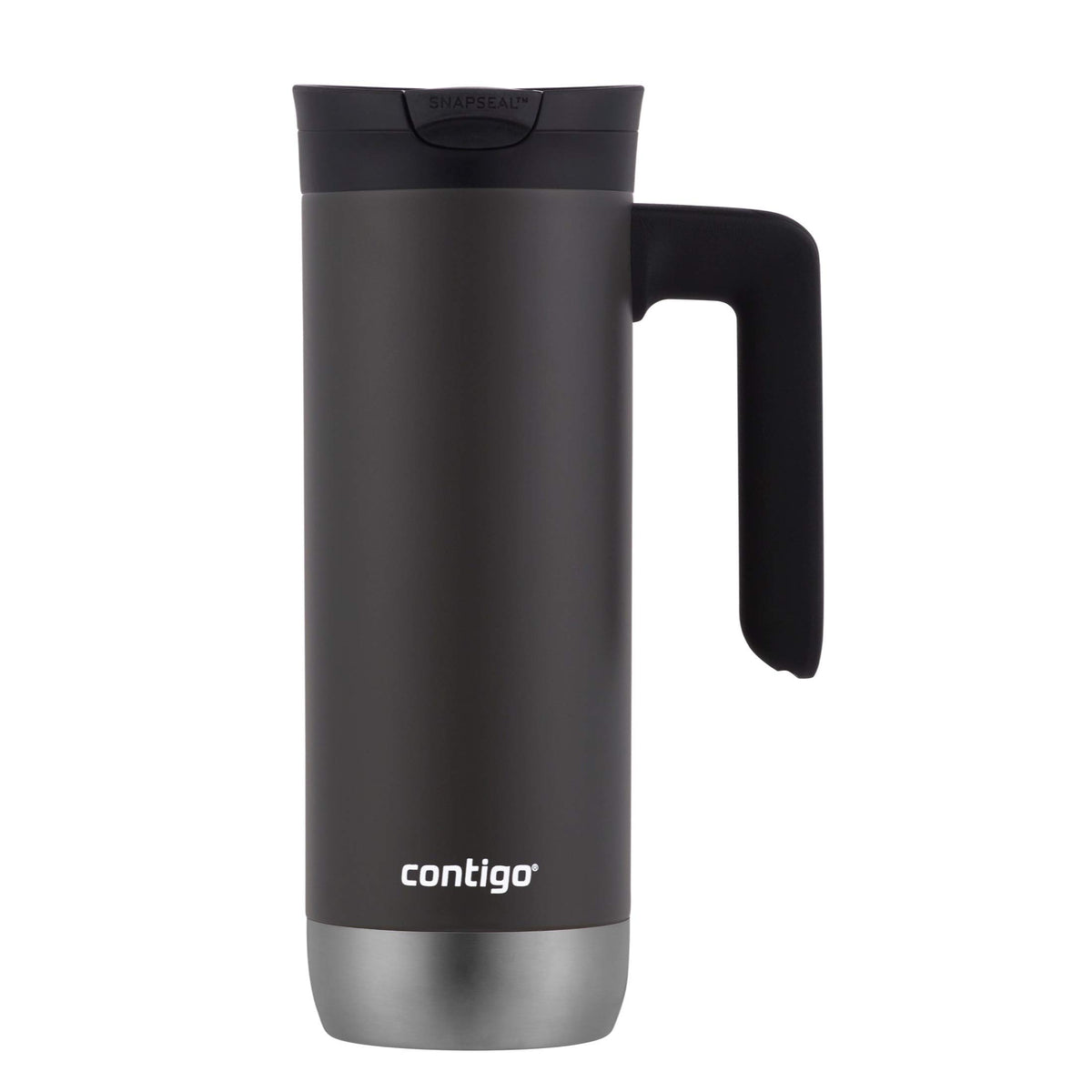 Contigo Superior 2.0 travel mug with handle for leak-proof on-the-go sipping.
