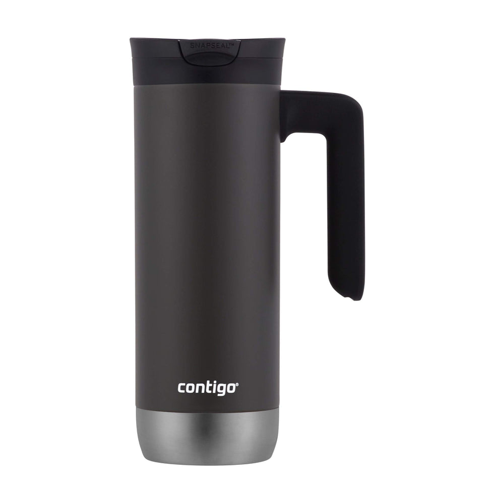 Contigo Superior 2.0 travel mug with handle for leak-proof on-the-go sipping.