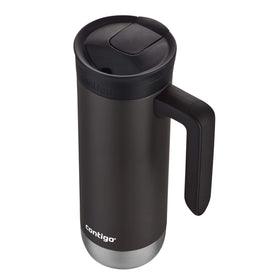Contigo Thermalock double-wall insulation keeps drinks hot or cold for hours.