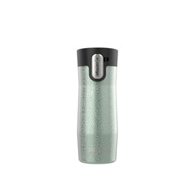 Contigo West Loop 16 oz mug held in hand for on-the-go coffee