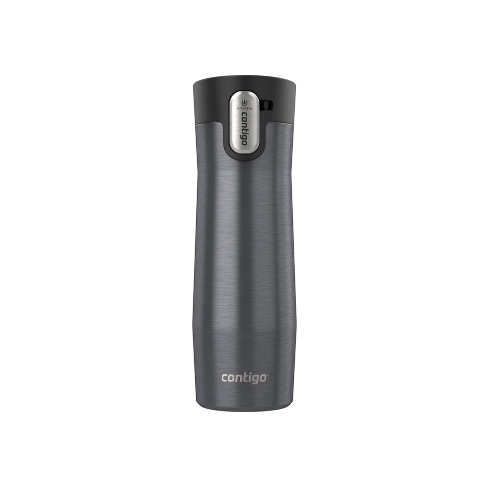 Contigo West Loop 20-ounce travel mug with leak-proof design for on-the-go.