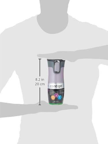 Contigo West Loop AutoSEAL button demonstrates leak-proof on-the-go use
