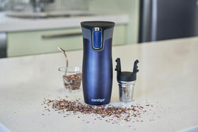 Contigo West Loop Autoseal mug seal prevents leaks and spills.