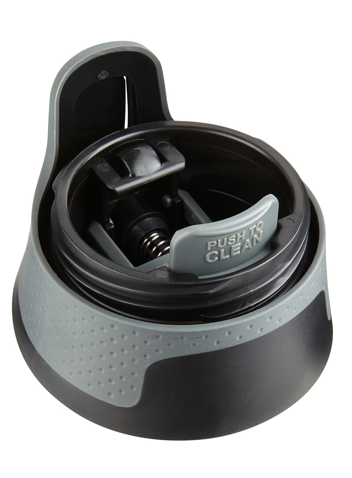 Lid hinges open on Contigo West Loop for easy cleaning.
