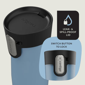 Contigo West Loop button-drink action for one-handed use.