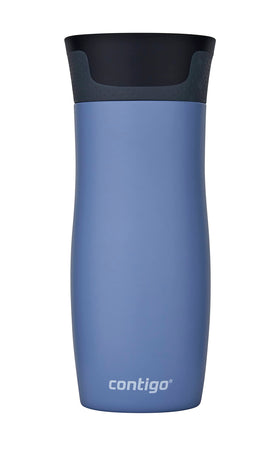 Sweat-proof exterior of Contigo West Loop keeps liquids inside.