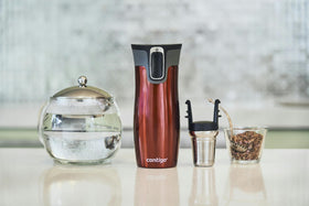 Contigo West Loop dishwasher-safe lid allows quick, thorough cleaning.