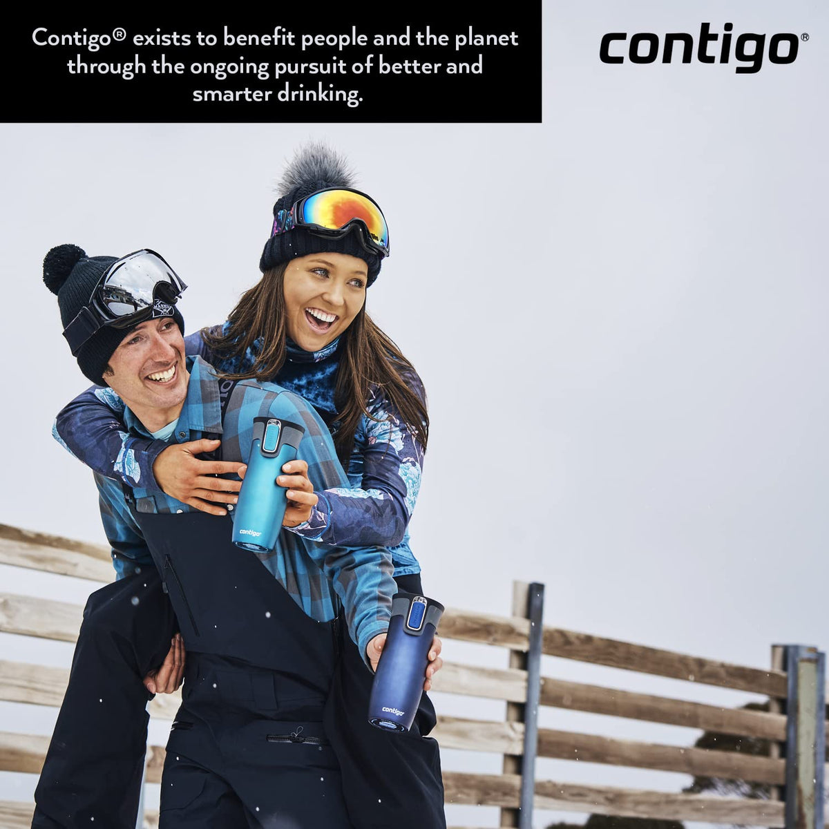 Contigo West Loop hot-cold retention demonstrates temperature control for all-day use.