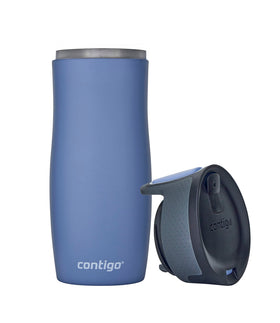 BPA-free lid and vacuum insulation on Contigo West Loop.