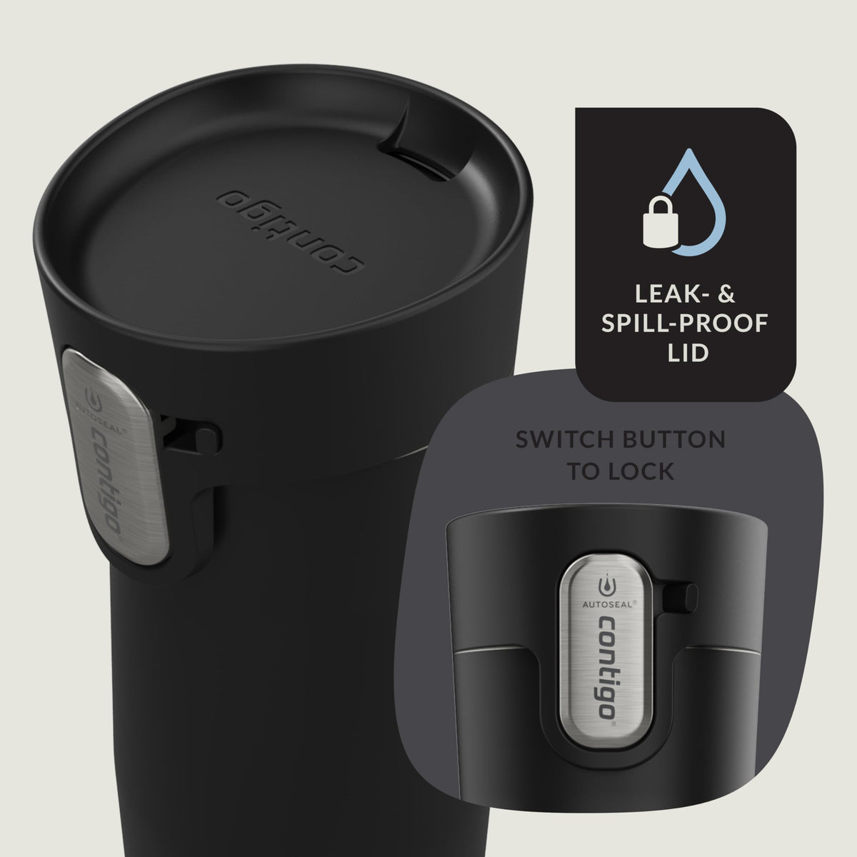 Contigo West Loop Thermalock insulation keeps coffee hot up to eight hours