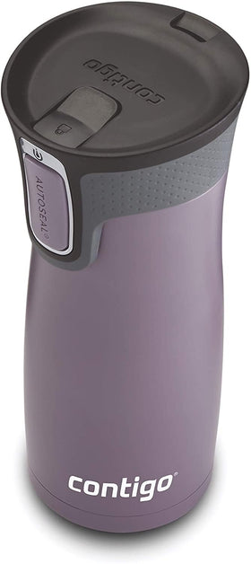 Contigo West Loop travel mug in car cupholder keeps beverages at hand