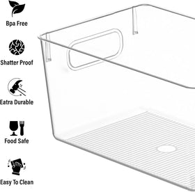 CONTROL KITCHEN bathroom storage bin clears clutter and enhances vanity.