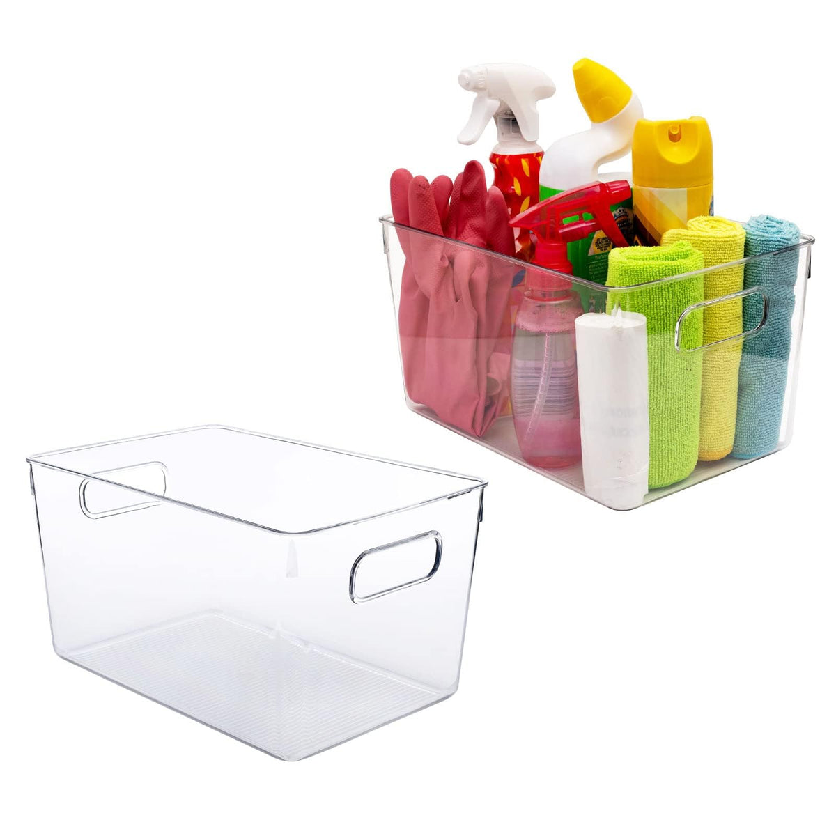 CONTROL KITCHEN clear storage bin for kitchen use, keeps items visible and accessible.