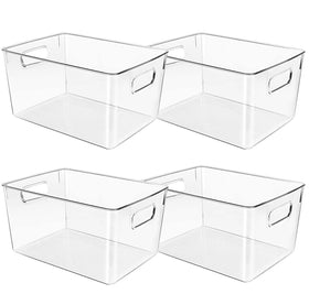 CONTROL KITCHEN clear storage bins designed for pantry organization and easy visibility.