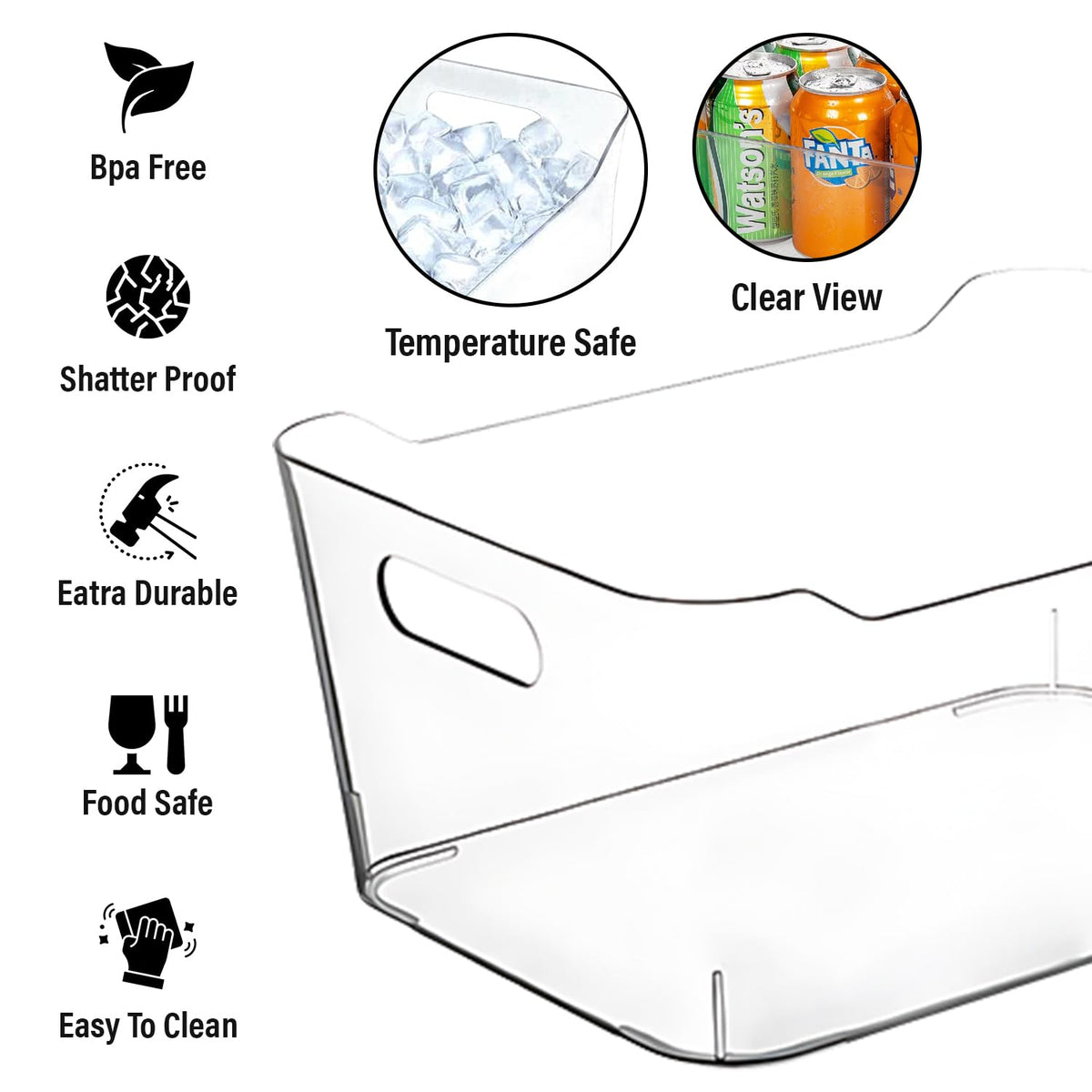 CONTROL KITCHEN durable, heavy-duty plastic bins built for daily use.