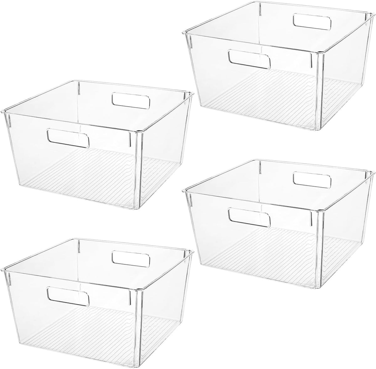 CONTROL KITCHEN extra large clear bin for kitchen organization and easy visibility