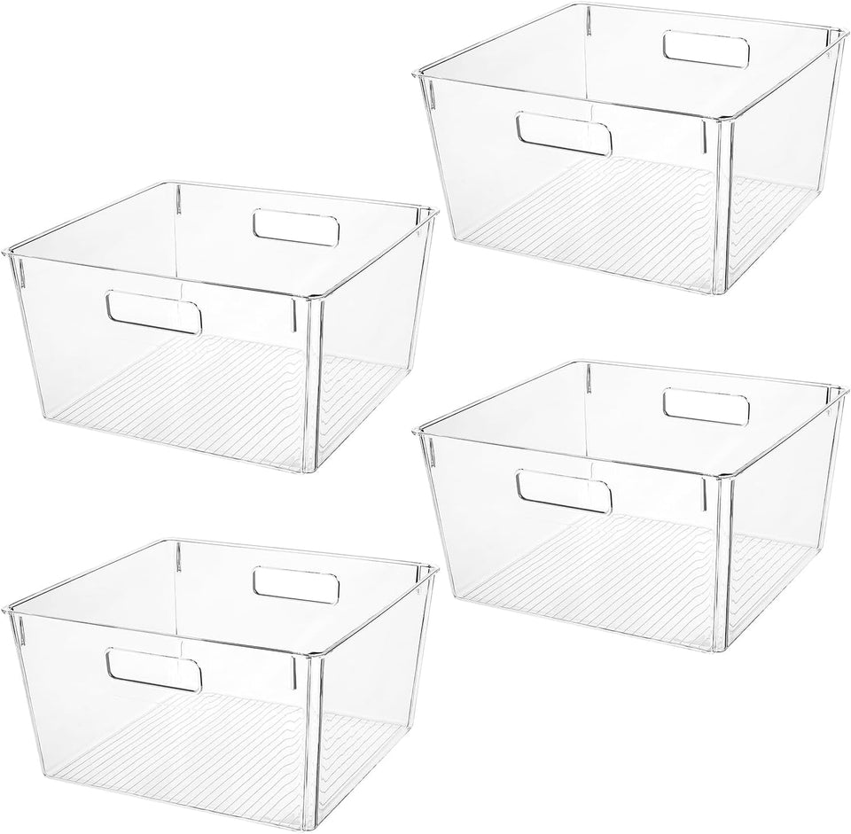 CONTROL KITCHEN extra large clear bin for kitchen organization and easy visibility