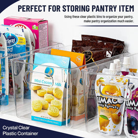 Control Kitchen pantry organization bin for neat, dry goods storage.