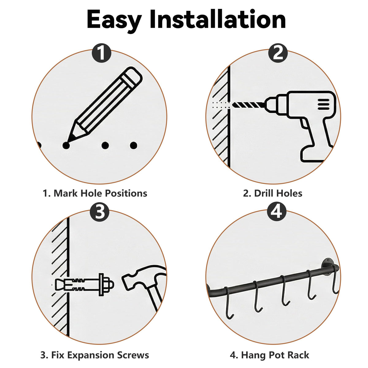 Conwithna multiuse wall hanger works as towel bar or mug holder