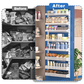 coobest reinforced support rods keep shelves stable under heavy loads