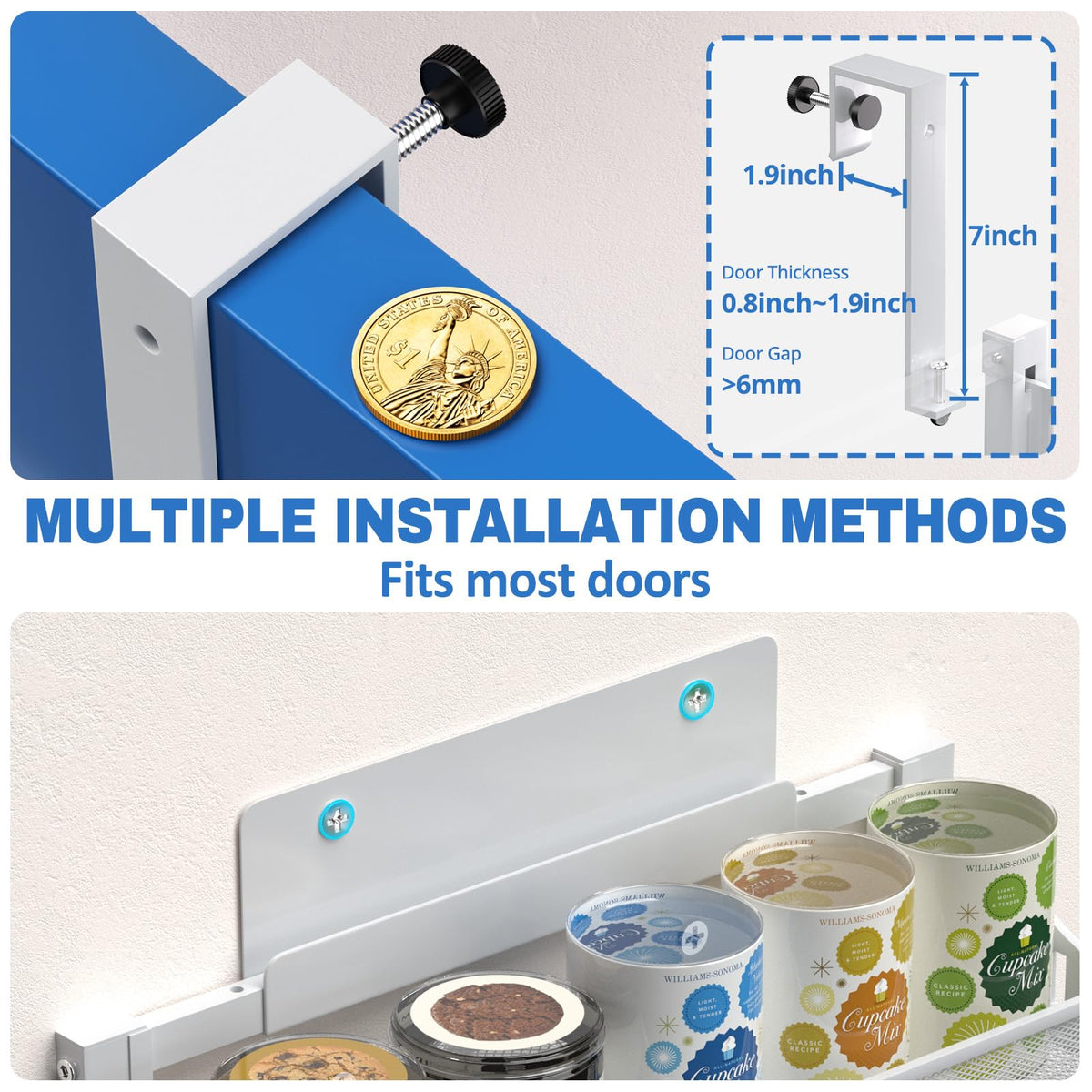 coobest rustproof metal finish ensures long-lasting, easy-to-clean storage