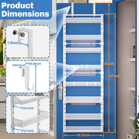 coobest spice baskets customization shows flexible heights for tall bottles and small jars