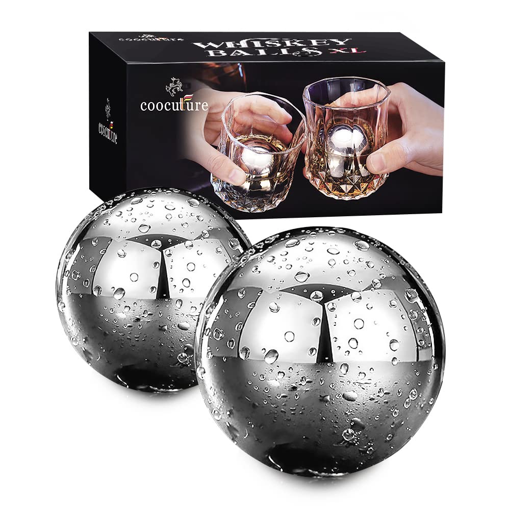 coocuture whiskey balls ice spheres cooling drinks without dilution