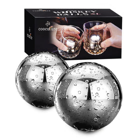coocuture whiskey balls ice spheres cooling drinks without dilution