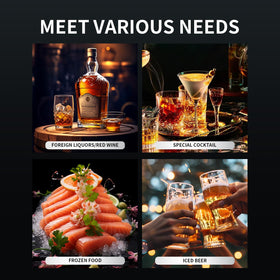 coocuture wine and whiskey chilling kit for versatile use