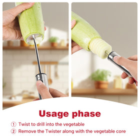 Cook Guy apple and tomato corer with durable blades.