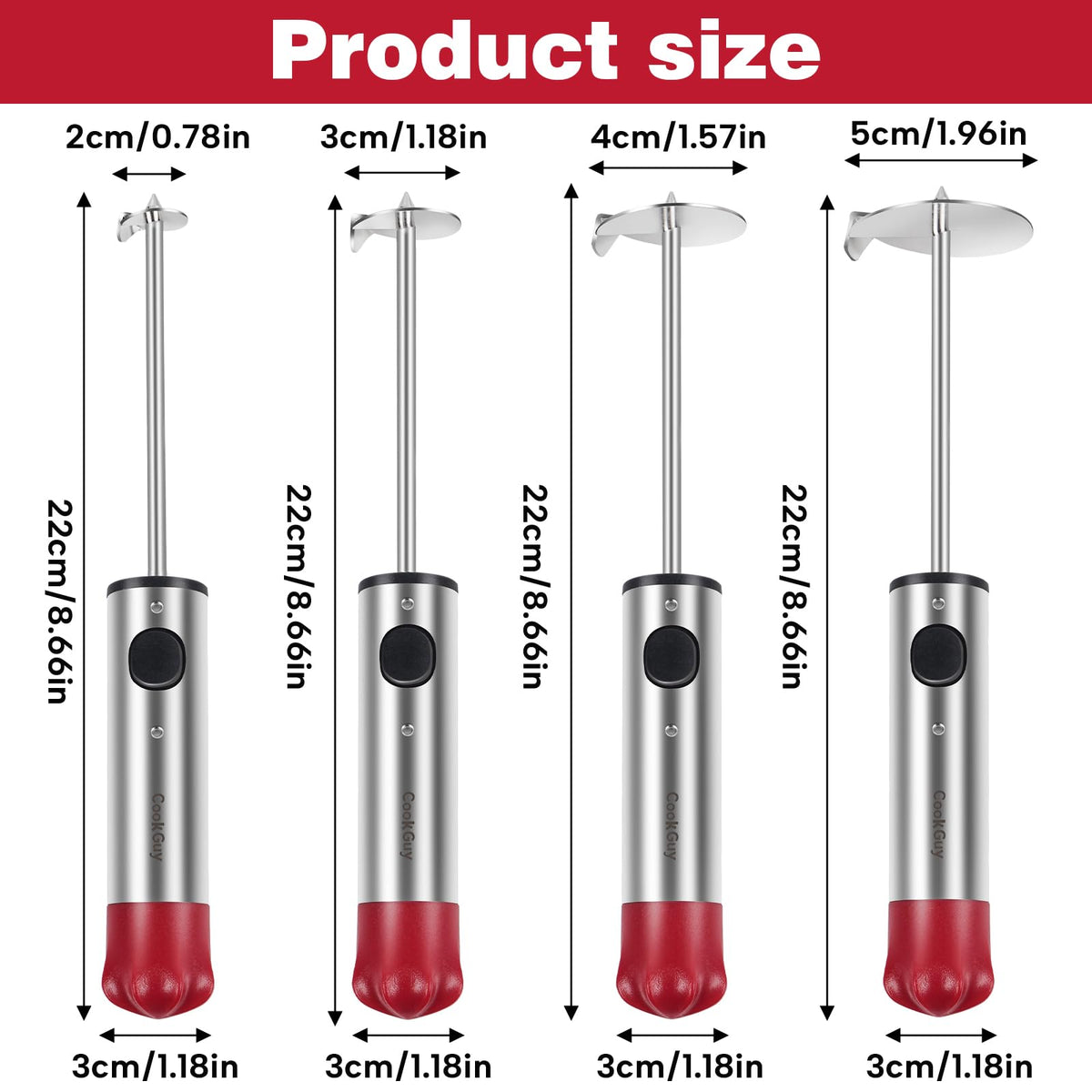 Cook Guy stainless steel blades enable precise, durable coring.