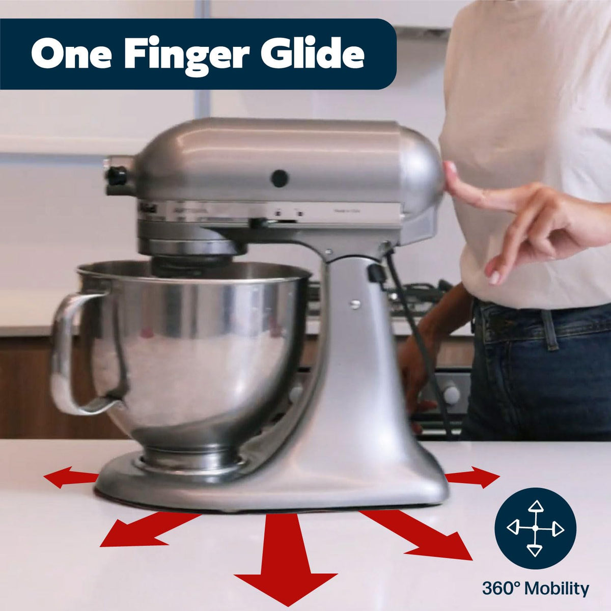 Cook Innovations mats with KitchenAid compatibility protect surfaces