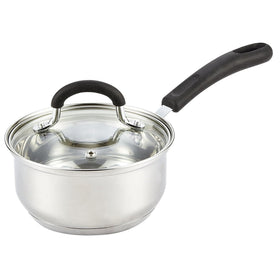 Cook N Home 1 Quart Saucepan with Lid showing even heat distribution