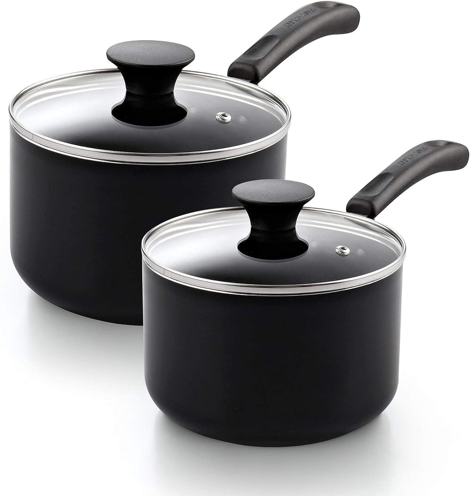 Cook N Home 1qt sauce pan with lid for easy simmering