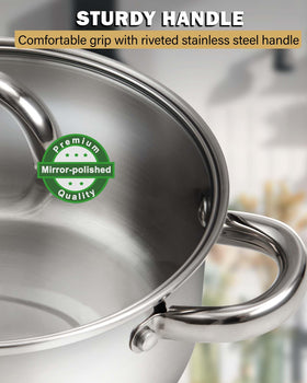 Cook N Home dishwasher-safe cookware simplifies cleanup after meals.
