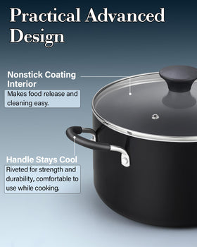 Cook N Home dishwasher-safe stockpot for effortless washing