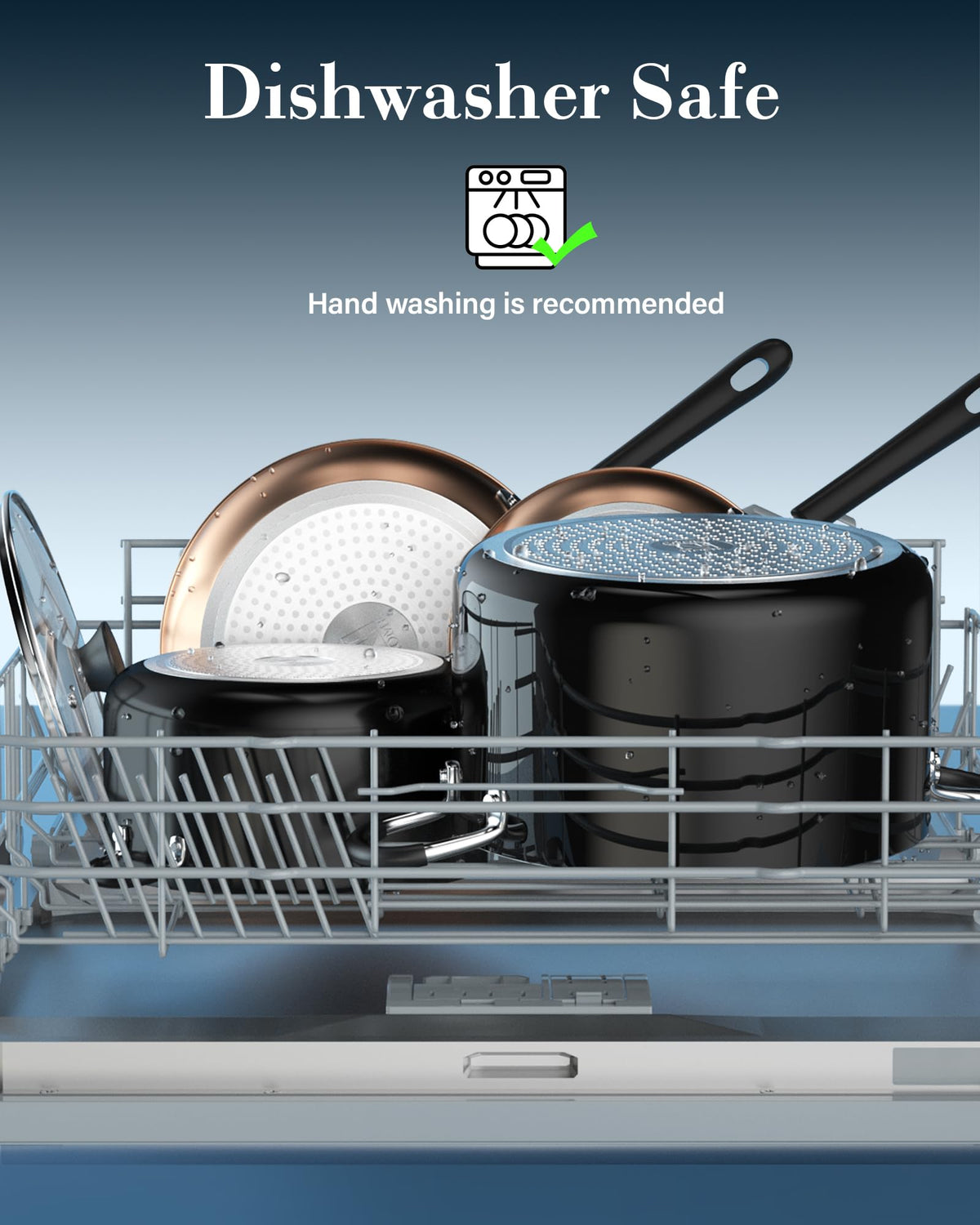 Cook N Home oven-safe stockpot up to 350°F for finishing dishes