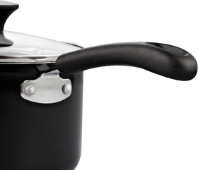Cook N Home pan on various stoves demonstrates versatility.