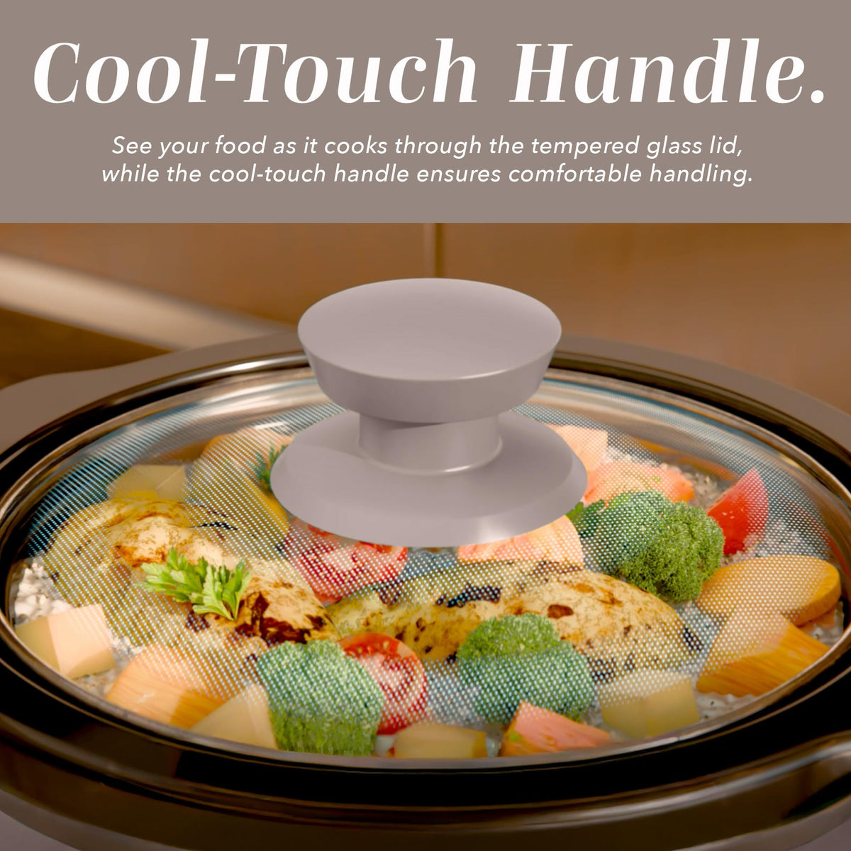 Cool-touch side handles keep hands safe during lifts and transfers.