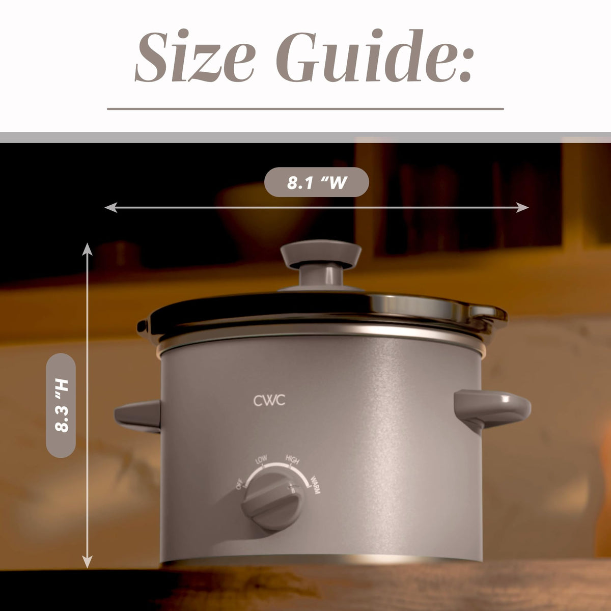 Removable stoneware pot shown for easy dishwasher-safe cleanup after meals.