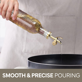 COOK WITH COLOR 17oz capacity ideal for oils or vinegars.