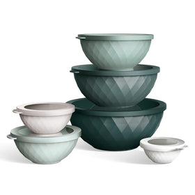 COOK WITH COLOR bowls illustrated as microwave-safe for quick reheats.