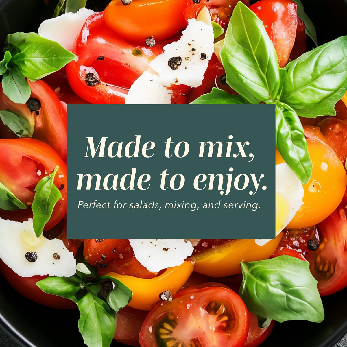 COOK WITH COLOR bowls on the counter for prep and organization.