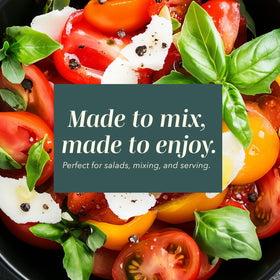 COOK WITH COLOR bowls on the counter for prep and organization.