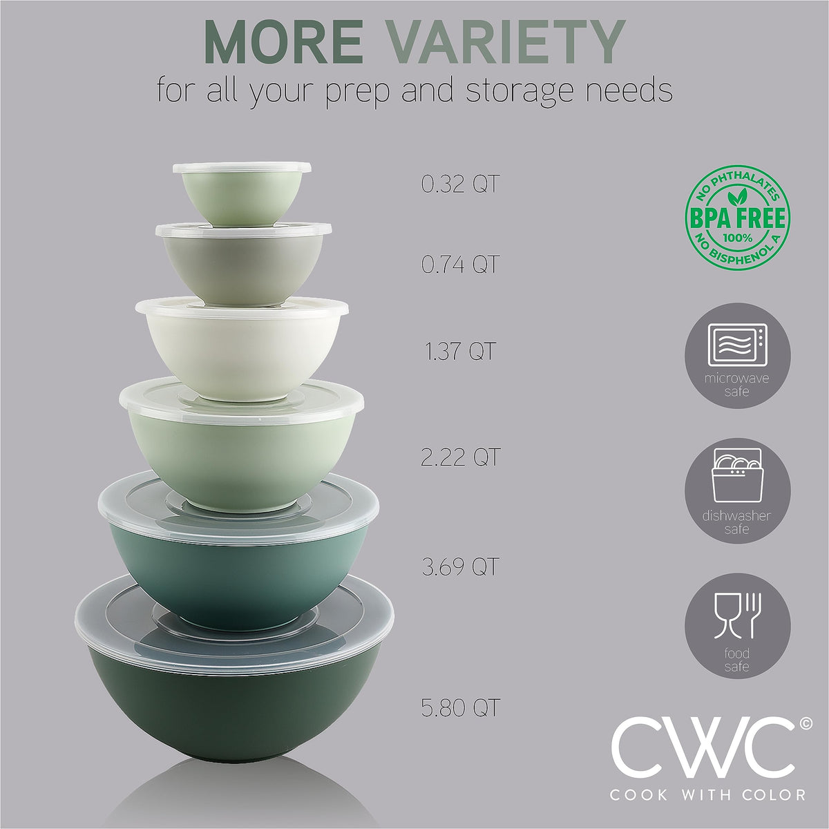 Cook With Color close-up of BPA-free plastic highlighting daily durability.